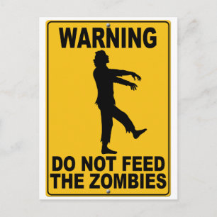 Mata inte Zombies. Vykort
