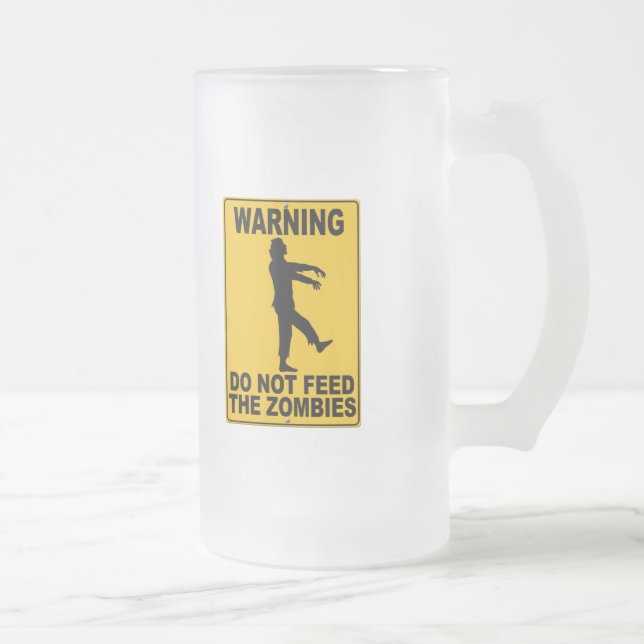 Mata inte zombiesna frostat ölglas (Höger)