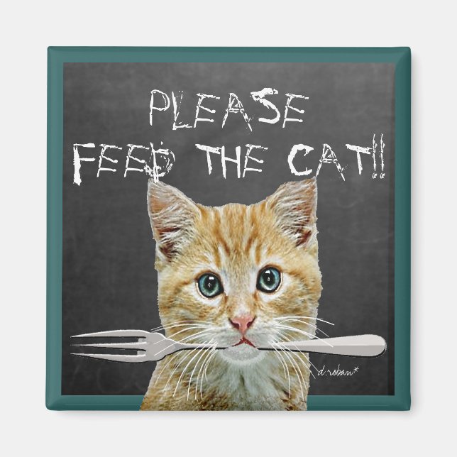 Mata katten! magnet (Framsidan)