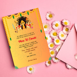 Mata Ki Chowki Goddess Durga Jagrata-inbjudan Inbjudningar