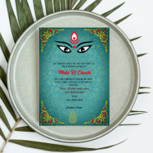 Mata Ki Chowki Goddess Durga Jagrata-inbjudan