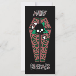 Mata kort för Merry Creepmas-Helgdag