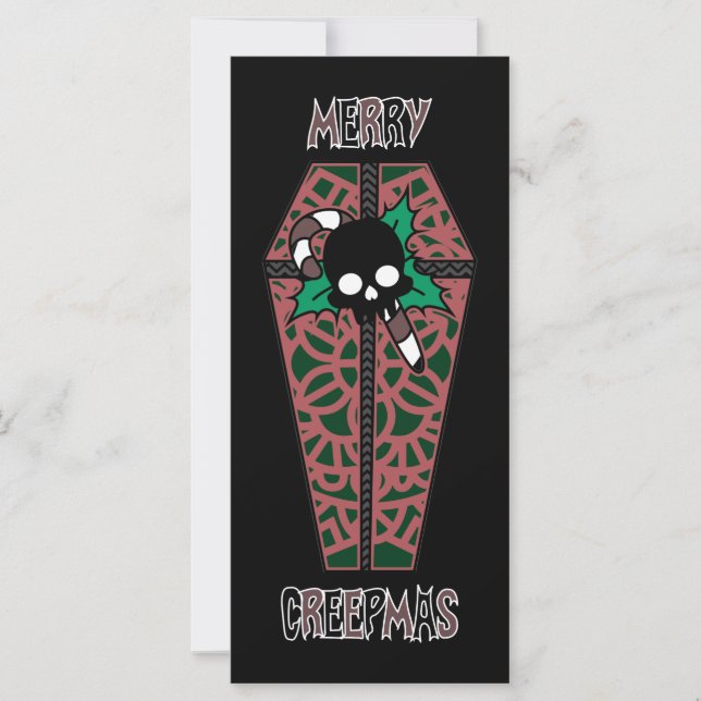 Mata kort för Merry Creepmas-Helgdag (Framsida)