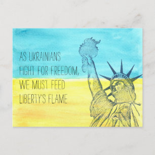 Mata Liberty's Flame-vykort Vykort