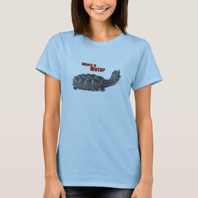 Mata Mata sköldpadda T-shirt (Framsida)