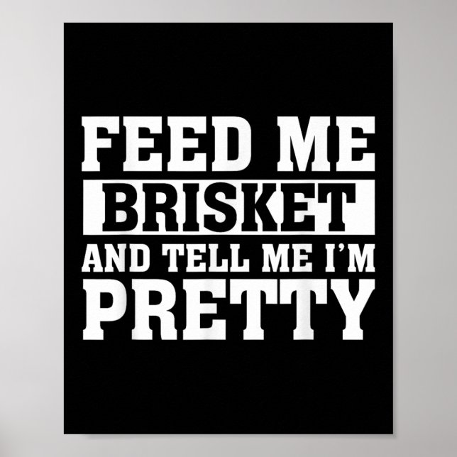 Mata mig brisket&amp; Berätta för mig om Söt Barbe Poster (Framsidan)