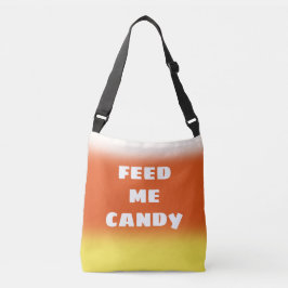 "Mata mig Candy" Candy corn Crossbody Bag Axelväska