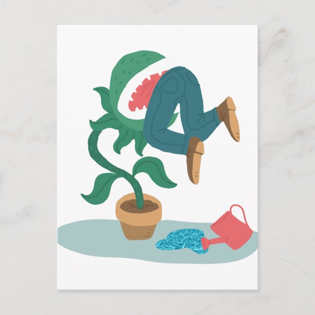 mata mig fällfälla vykort (Framsida)