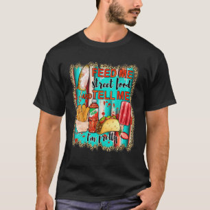 Mata mig gatumat och säg att jag är Söt Leopard T Shirt