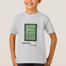 Mata mig inte allergi mot gluten-personlig t shirt