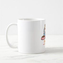 Mata mig och lämna mig ifred Rolig sömnig katt Kaffemugg