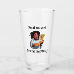 Mata mig och säg att jag är söt - Glass Kopp