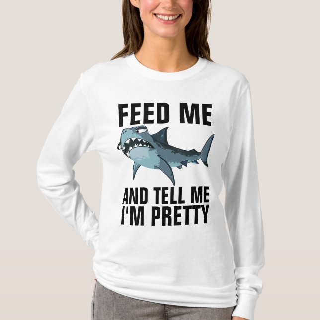 MATA MIG OCH SÄG ATT JAG ÄR SÖT T-S T SHIRT (Framsida)