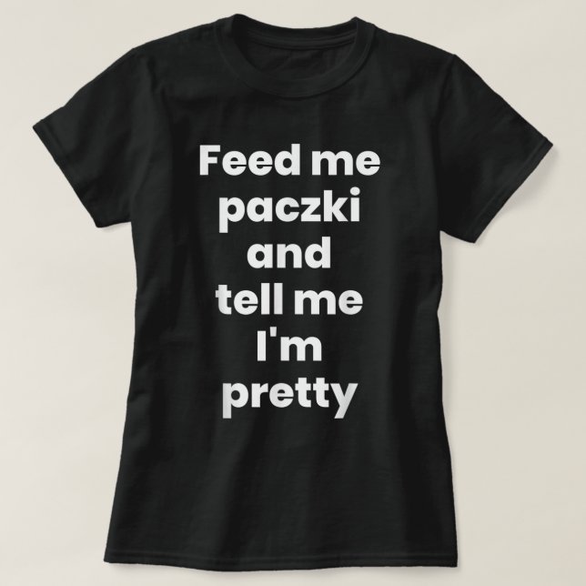 Mata mig Paczki, Funny Paczki Day 2023 Poland Donu T Shirt (Design framsida)