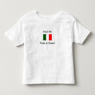 Mata mig pasta & kyssar! tee