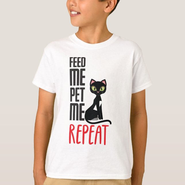 Mata mig t shirt (Framsida)