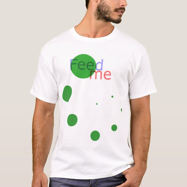 Mata mig t-shirt (Framsida)