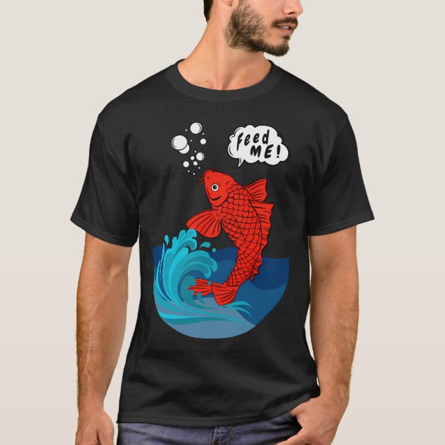 Mata mig t shirt (Framsida)