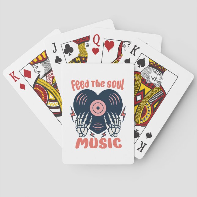 mata själmusik casinokort (Baksidan)