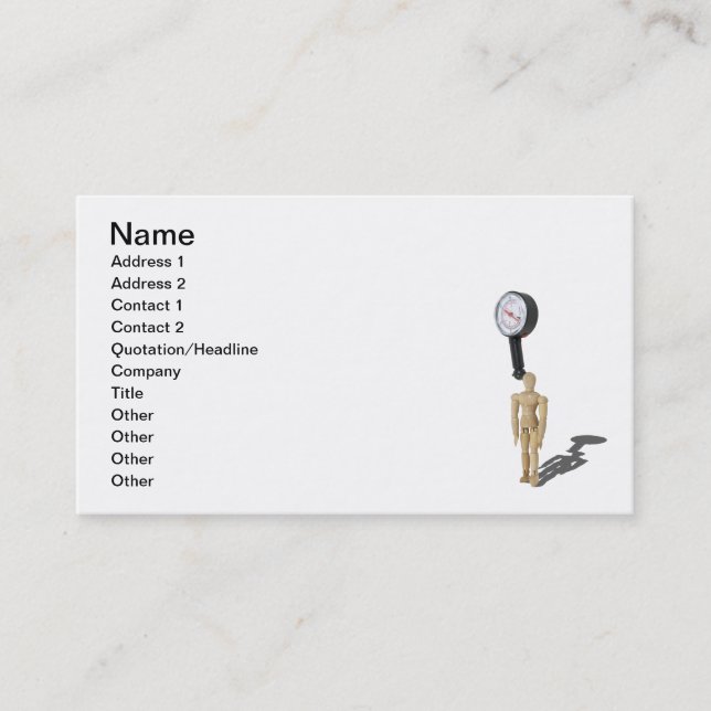 Mäta spänning visitkort (Framsida)