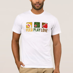 mata spela kärlek t-shirt