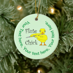 Mata ut Chick Julgransprydnad Keramik