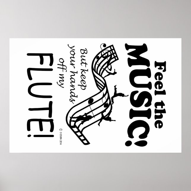 Mata ut musik poster (Framsidan)