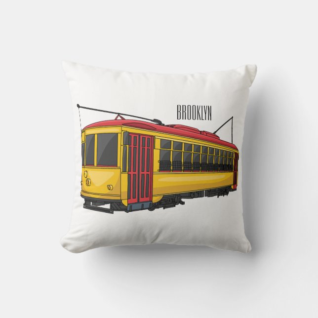 Mata vagn serieillustration kudde (Framsida)