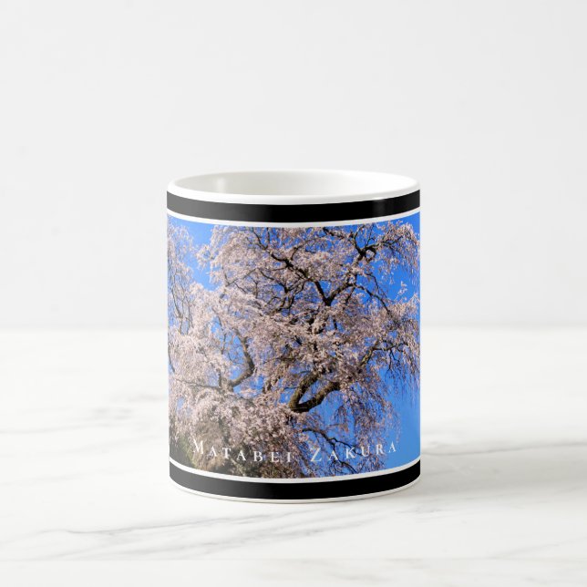 Matabei-Zakura Weeping Cherry Tree Kaffemugg (Center)
