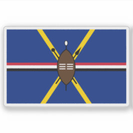 Matabele (norra Ndebele), Zimbabwe, flagga Klistermärken