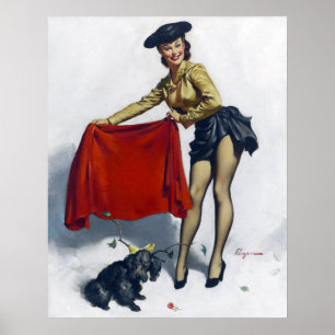 Matador klämmer fast upp poster
