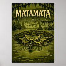 Matamata Sumpdjur Retrokonst