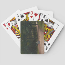 Matande av fåglar i parken (av Paul Peel) Casinokort