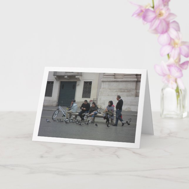 Matande av fåglar i romer kort (Orkide)