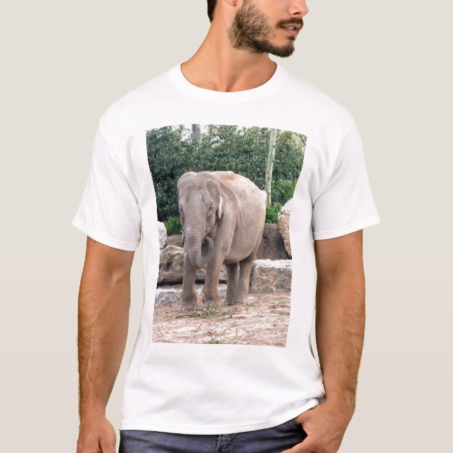 Matande elefant från Indien T Shirt (Framsida)