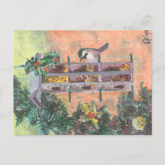 Matande fågelvykort för Helgdag Vykort