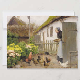 Matande höns (med H.A. Brendekilde) Kort