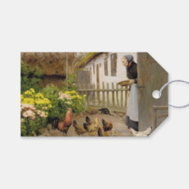 Matande höns (med H.A. Brendekilde) Presentetikett