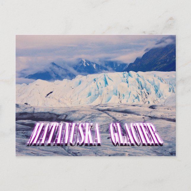 Matanuska Glacier, Glacier Park Alaska Vykort (Framsida)