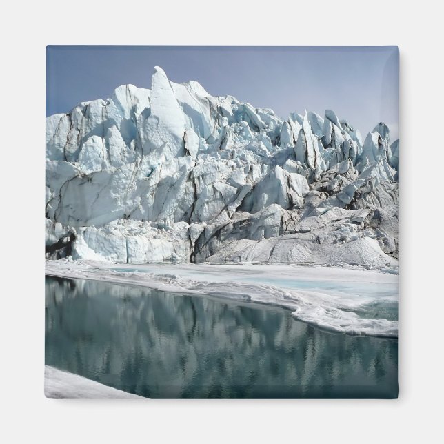 Matanuska Glacier Mouth Alaska Magnet (Framsidan)