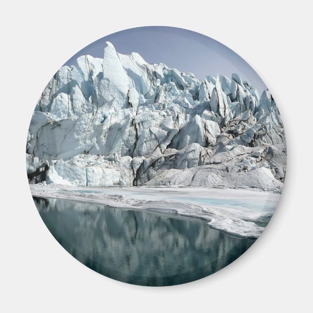 Matanuska Glacier Mouth Alaska Magnet (Framsidan)