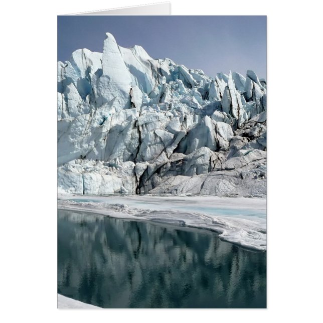 Matanuska Glacier Mouth Alaska OBS Kort (Framsidan)