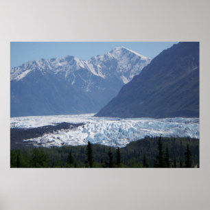 Matanuska Glacier Print Poster