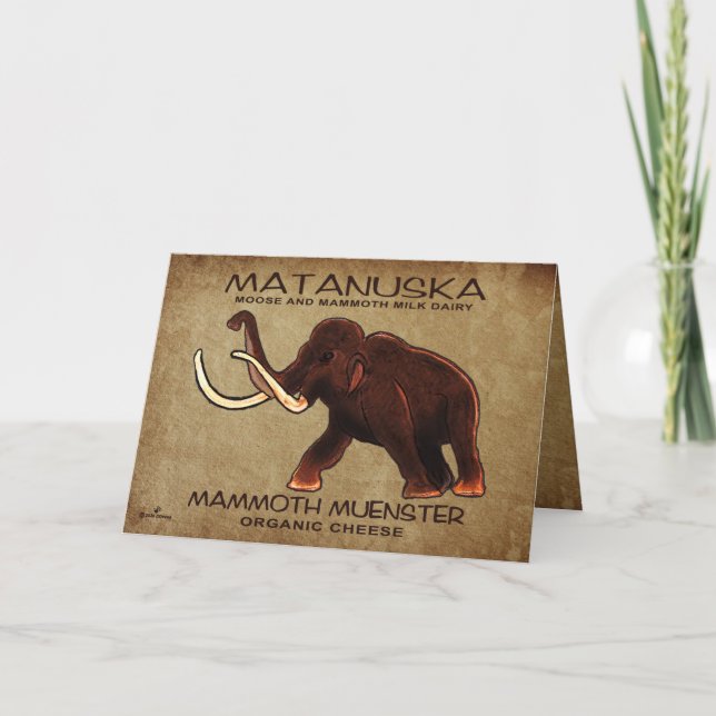 Matanuska Mammoth Muenster Chee Kort (Framsida)