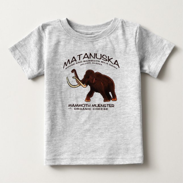 Matanuska Mammoth Muenster Cheese T Shirt (Framsida)