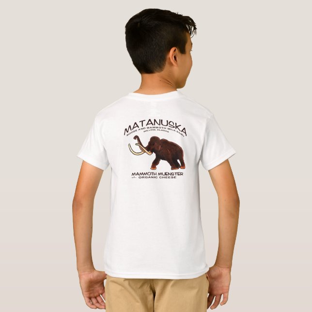 Matanuska Mammoth Muenster Cheese T Shirt (Hel baksida)