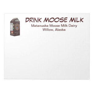 Matanuska Moose Mjölk Anteckningsblock