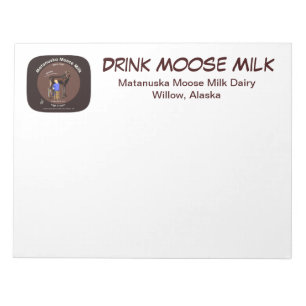 Matanuska Moose Mjölk Anteckningsblock