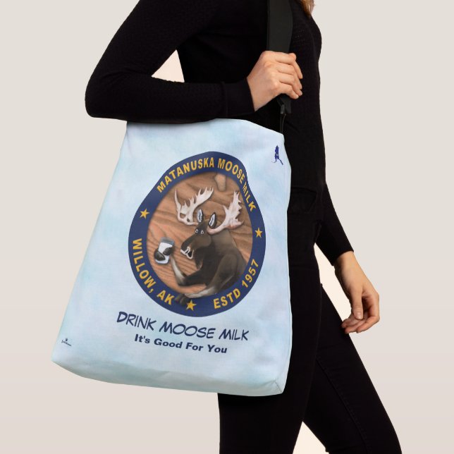 Matanuska Moose Mjölk Axelväska (Närbild)