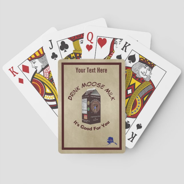 Matanuska Moose Mjölk Casinokort (Baksidan)